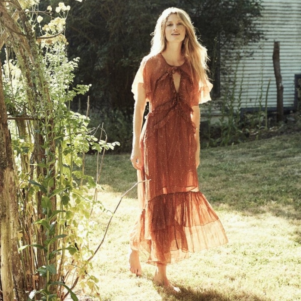 Doen Antoinette Dress - Tomarillo Paisley